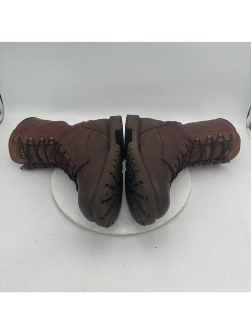 Carolina Men Size 13 Brown Leather 8" Soft Toe Waterproof Work Boot - Picture 7 of 11